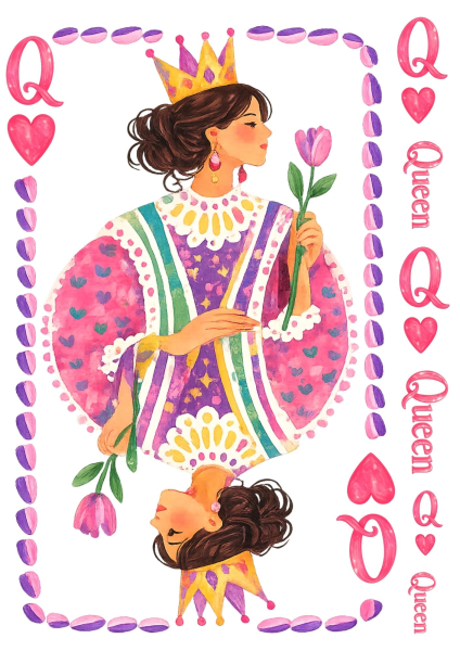Bügelbild Queen